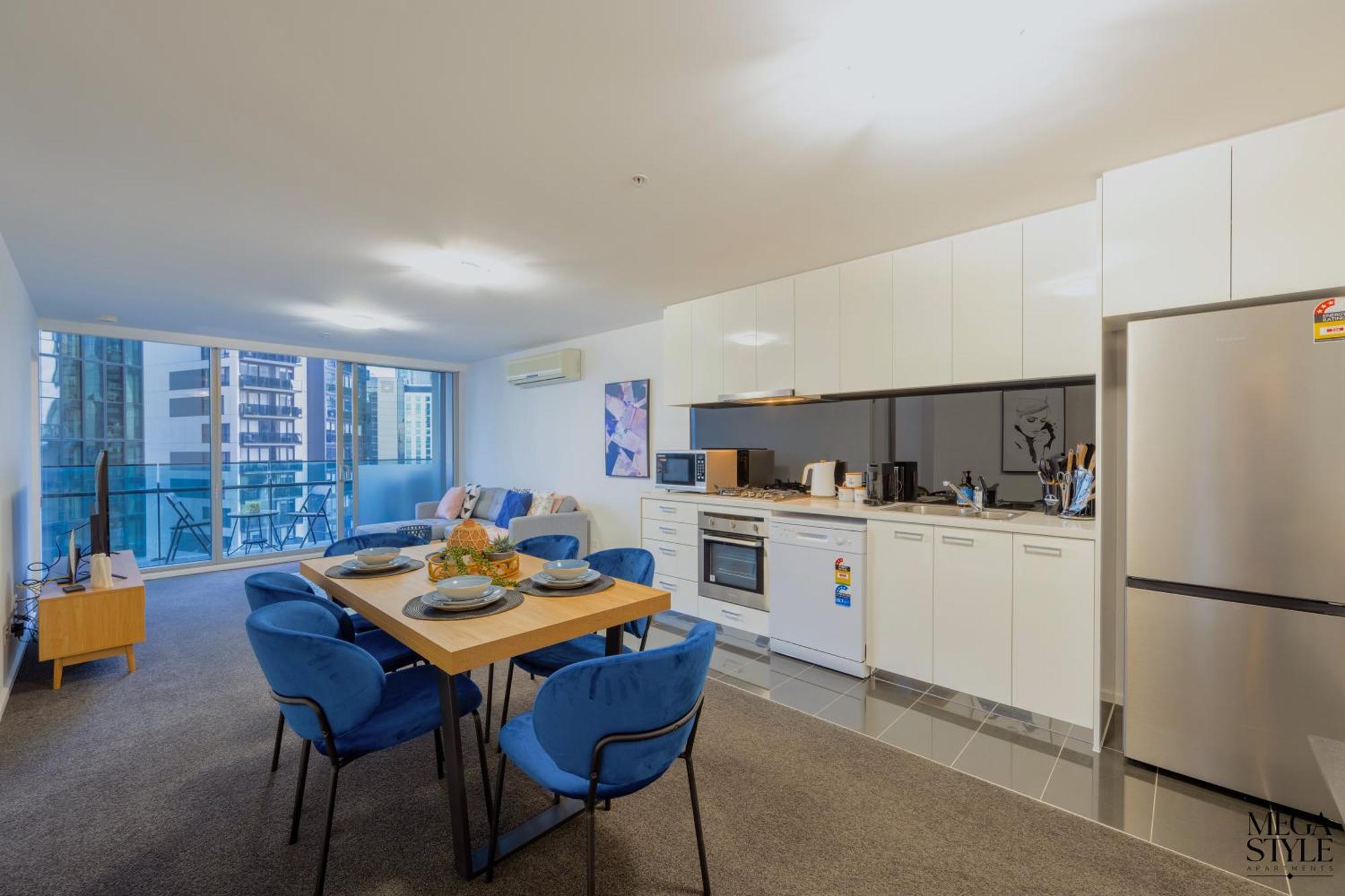 Mega Style Apartments Mainpoint 멜번 객실 사진